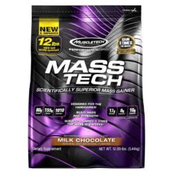 Suplemento Muscletech Mass Tech Chocolate ao Leite - 5.44kg para Ganho de Massa Muscular