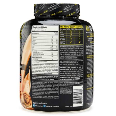 Muscletech Nitro Tech, Redemoinho de canela - 4.00 lbs - Image 2