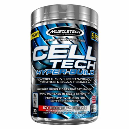 Muscletech Cell Tech Hyper-Build, Icy Rocket Freeze - 30 Porções