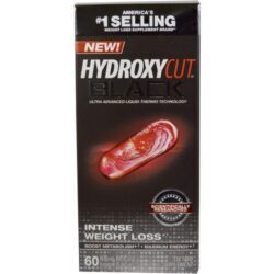 Muscletech Hydroxycut Preto 60 Cápsulas Líquidas: Potencializador de Energia e Performance