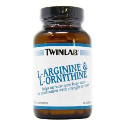 Twinlab L-Arginina e L-Ornitina 100 Cápsulas: Energia e Recuperação Muscular