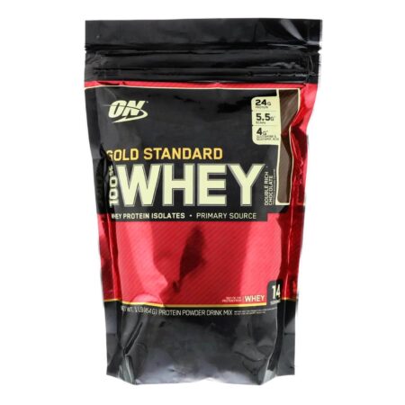 Optimum Nutrition, 100% Whey Padrão Ouro, Sabor de Chocolate - 454g