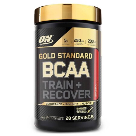 Optimum Nutrition Gold Standard BCAA Train + Recover, Mistura de Frutas - 9.9 oz (280g)