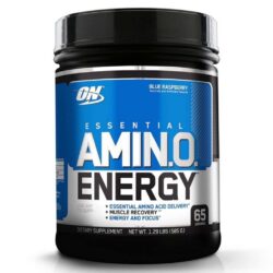 Optimum Nutrition Essential AmiNO Energia Framboesa Azul - 585g | Combinação Perfeita de Aminoácidos e Energia