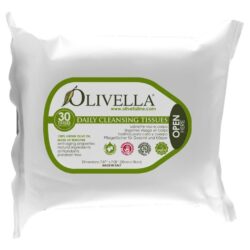 Olivella Lenços de Limpeza Facial Diária - 30 Lenços para Pele Radiante
