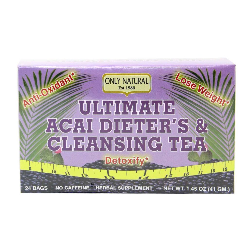 Only Natural Chá de Limpeza Definitiva com Açaí - 24 Sachês - Detóx e Dieta - Imagem 2