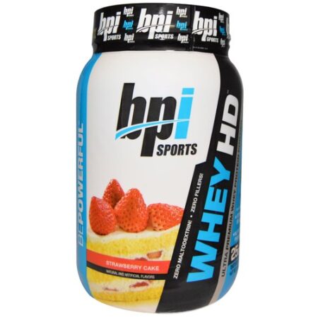 BPI Whey-HD, Bolo de morango - 907 grams