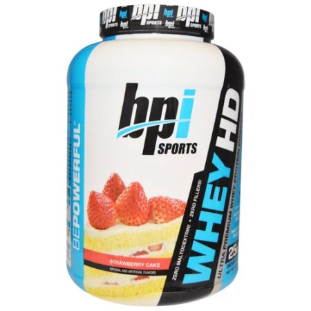 BPI Whey-HD, Bolo de morango - 2,040 grams