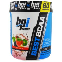 BPI BEST BCAA, Fruit Punch - 60 Porções: Recuperação Muscular e Desempenho Otimizado