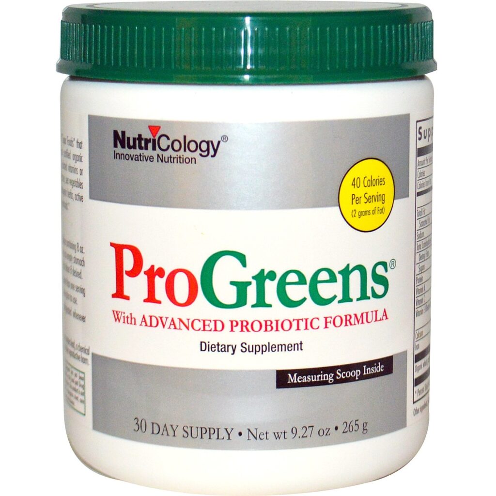 Nutricology ProGreens® Fórmula Probiótica Avançada 265g - Saúde Intestinal e Bem-Estar