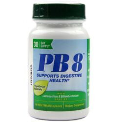 PB 8 Probióticos Acidophilus Nutrition Now – 60 Cápsulas Vegetais para Bem-Estar Intestinal