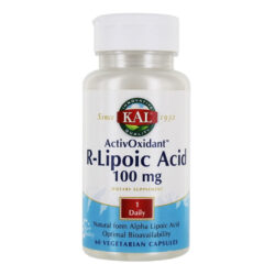 Kal ActivOxidant Ácido R-Lipóico 100mg - 60 Cápsulas Vegetarianas
