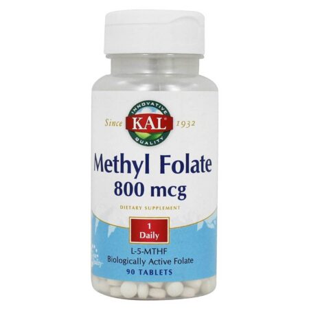 Kal, Metilfolato 800 mcg - 90 Tabletes