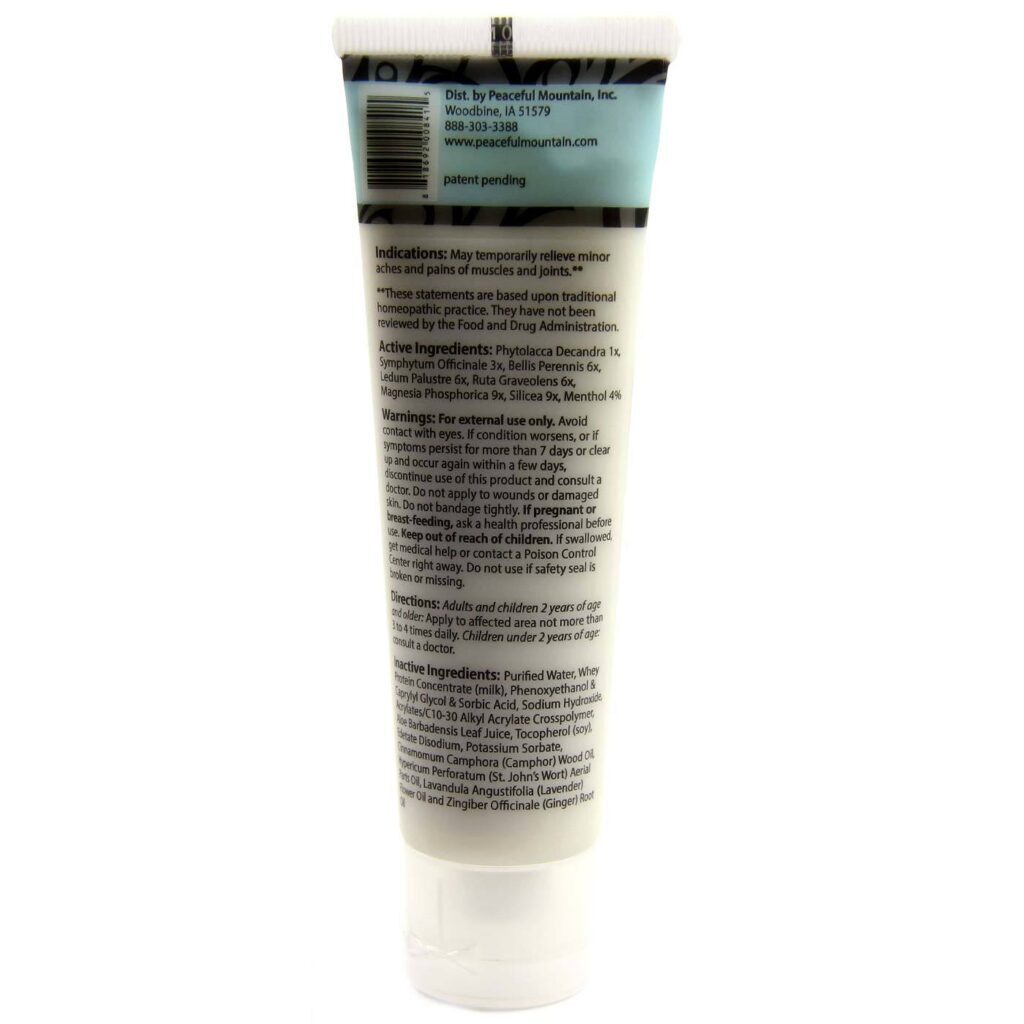 Muscle Ice® Gel Homeopático Peaceful Mountain: Alívio Refrescante da Dor Muscular - 57g - Imagem 2
