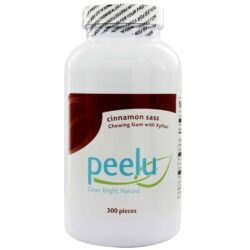 Peelu Goma de Mascar Canela Sass 300CT - Goma de Limpeza Natural