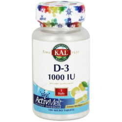 Kal D-3 Vitamina D3 Merengue de Limão 1.000 UI - 100 Tabletes - Pronta Entrega Brasil