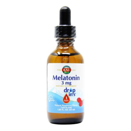 Kal, Melatonina 3mg - Sabor Framboesa - 55mL