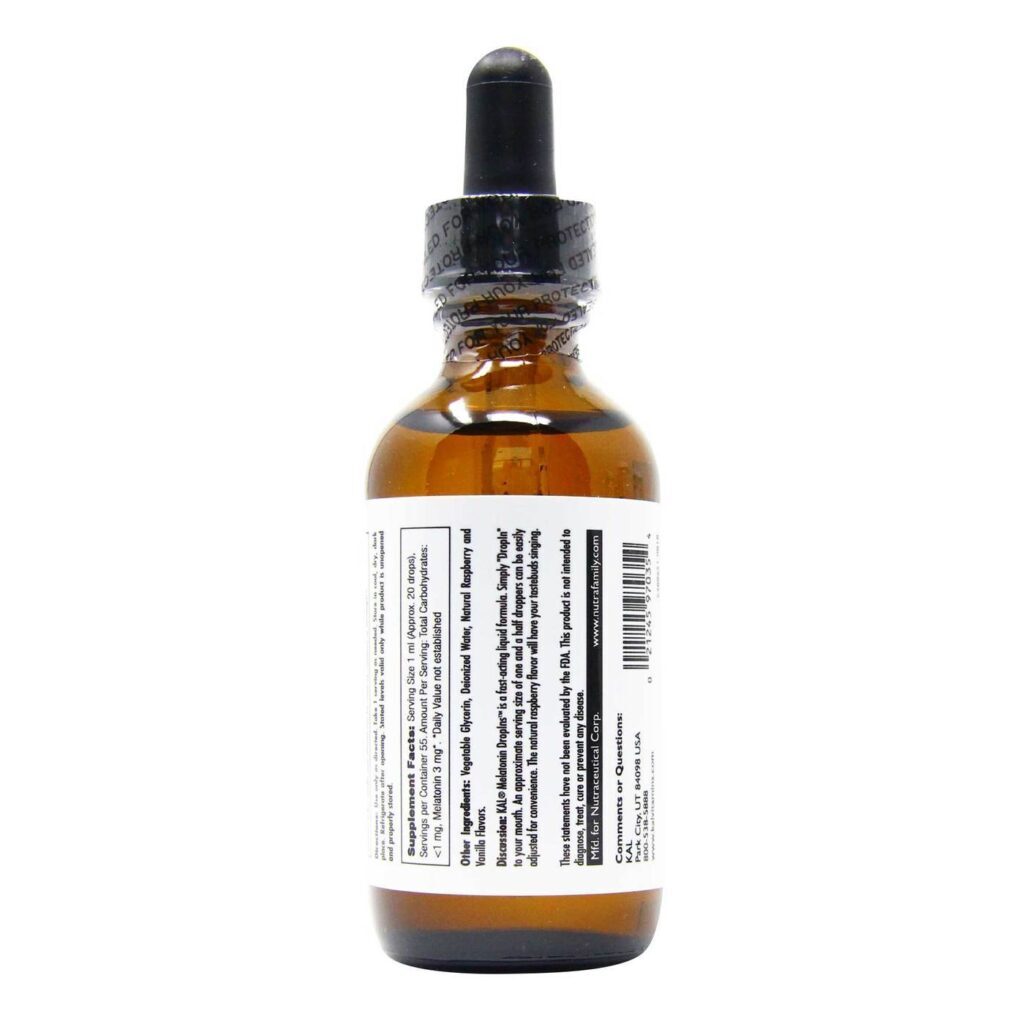 Kal Melatonina 3mg Sabor Framboesa para Sono Reparador e Bem-Estar - Imagem 3