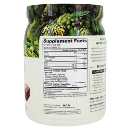 PlantFusion, Proteína Vegetal Completa - 1 libra (450g) - Image 2