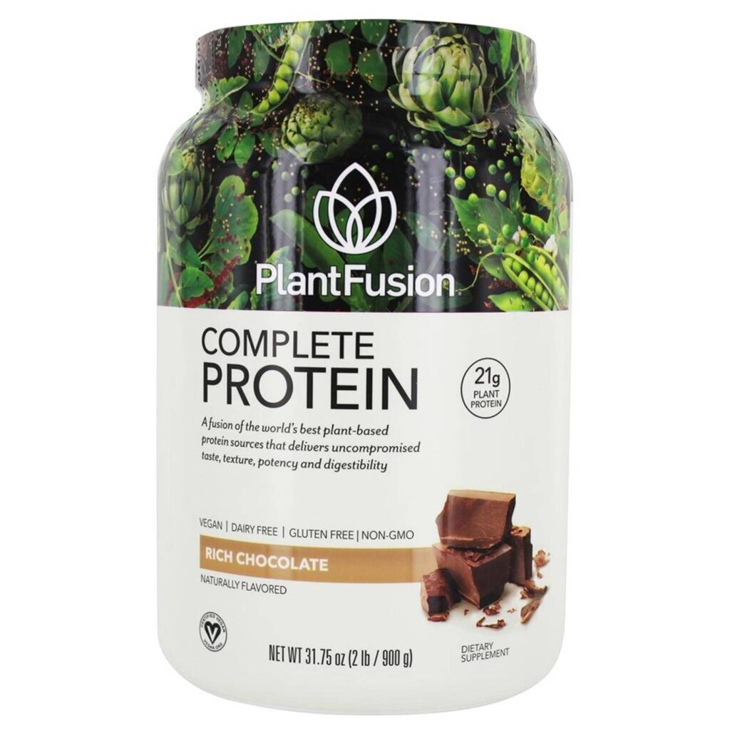 Plantfusion Proteína Vegetal Completa Chocolate Rico 900g (2 lbs) - Pura e Vegana