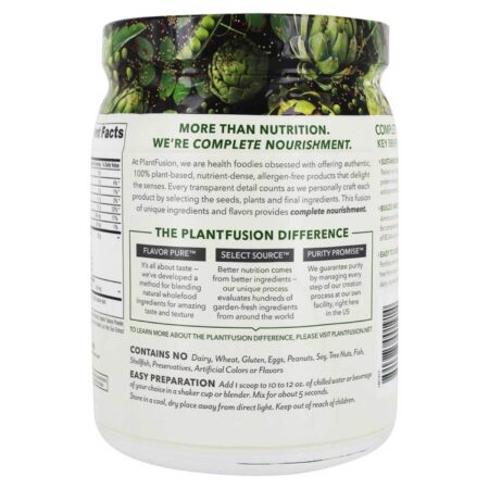 Plantfusion, Proteína Vegetal Completa - Chocolate Rico - 450g (1 lb) - Image 3