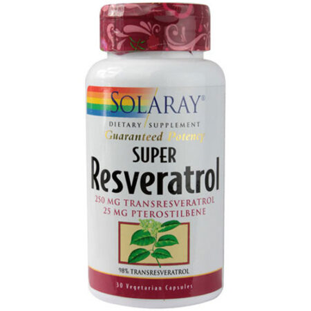 Solaray Super Resveratrol - 30 Cápsulas Vegetarianas