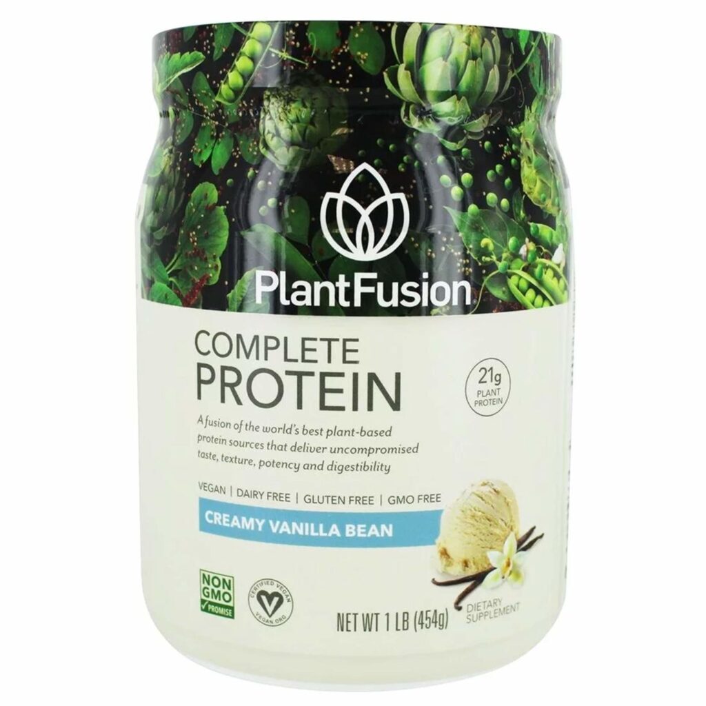 PlantFusion Proteína Vegetal Completa Creme de Baunilha 454g - Sua Fonte Pura e Nutritiva