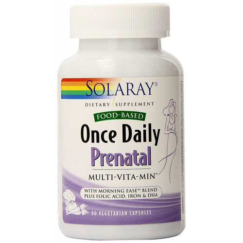 Solaray Once Daily Pré-natal 90 Cápsulas Vegetarianas: Nutrição Essencial para Gestantes