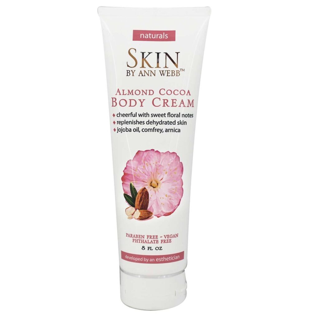 Skin By Ann Webb Body Cream, Cacau Amêndoa - Hidratante Corporal 227g