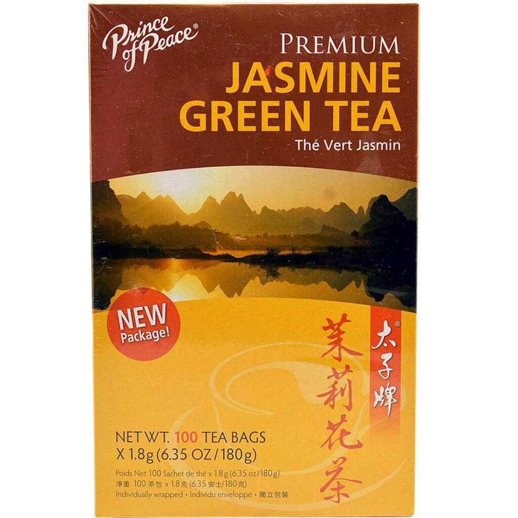 Prince Of Peace Chá Verde de Jasmin Premium - 100 Saquinhos de Chá