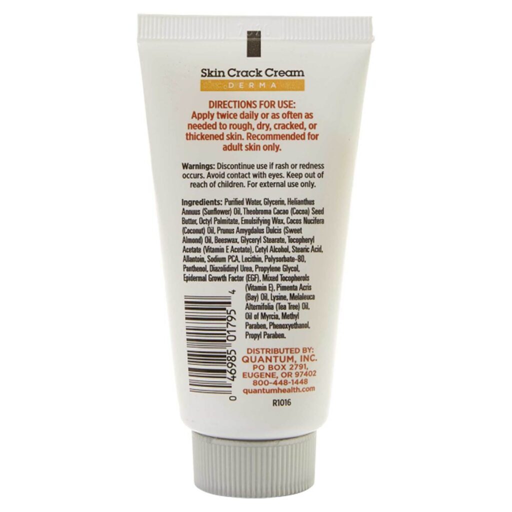 Quantum Derma Creme Para Pele Rachada - Reparação Profunda 56g (2oz) - Imagem 2