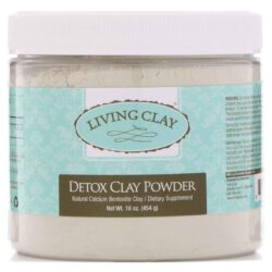 Living Clay Pó de Argila de Desintoxicação - 454g | Purificação Natural