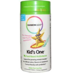 Rainbow Light Multivitamínico e Mineral Mastigável para Crianças - 30 Comprimidos