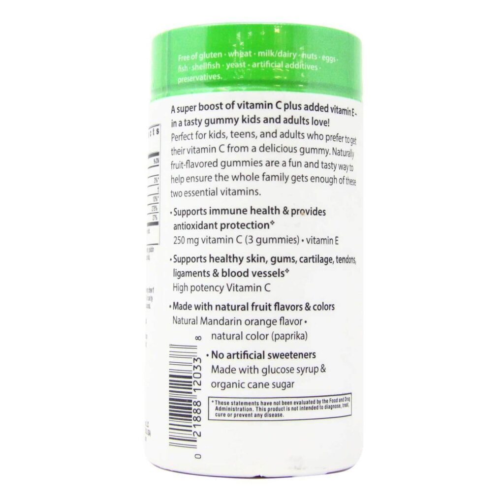 Rainbow Light Vitamina C Tangerina 90 Gomas: Imunidade e Energia Natural - Imagem 3