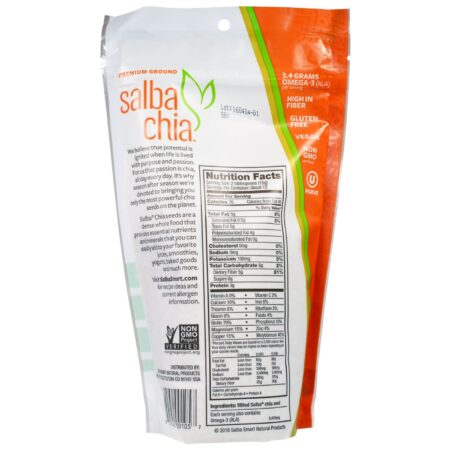 Salba Smart Prêmio terra Salba Chia Seeds 6,4 onças - Image 2