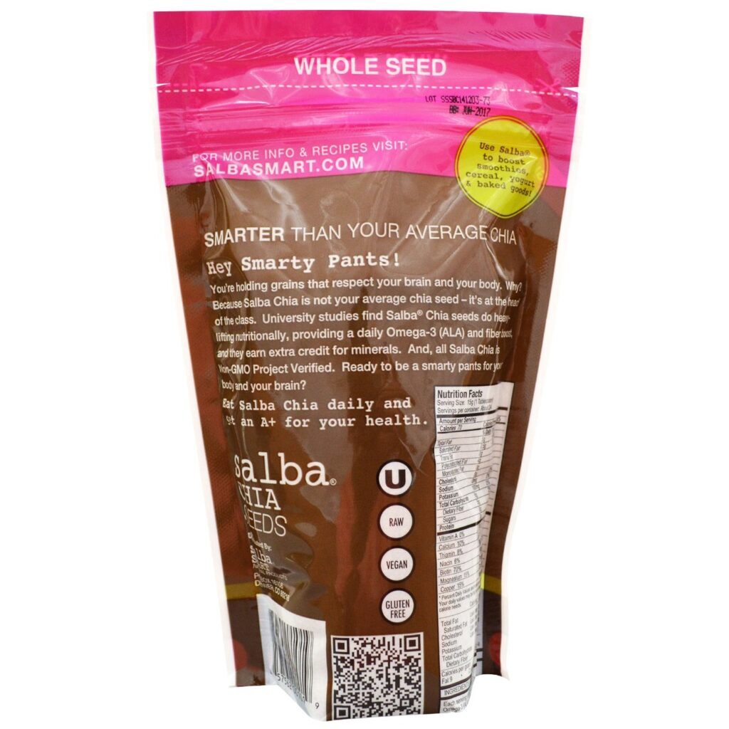 Salba Smart Sementes Integrais 360g - Nutrição Pura e Natural no Brasil - Imagem 2