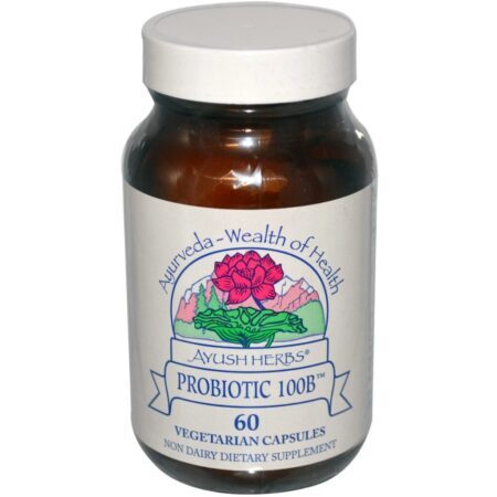 Ayush Ervas Probiotic 100B – 60 Cápsulas: Saúde Intestinal Completa no Brasil — foto 1