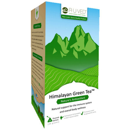 Ayush Ervas Himalayan Chá Verde - 24 Chá Bags