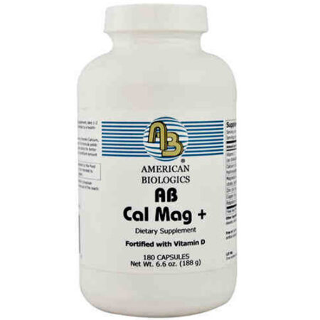 American Biologics AB Cal-Mag mais - 180 Cápsulas