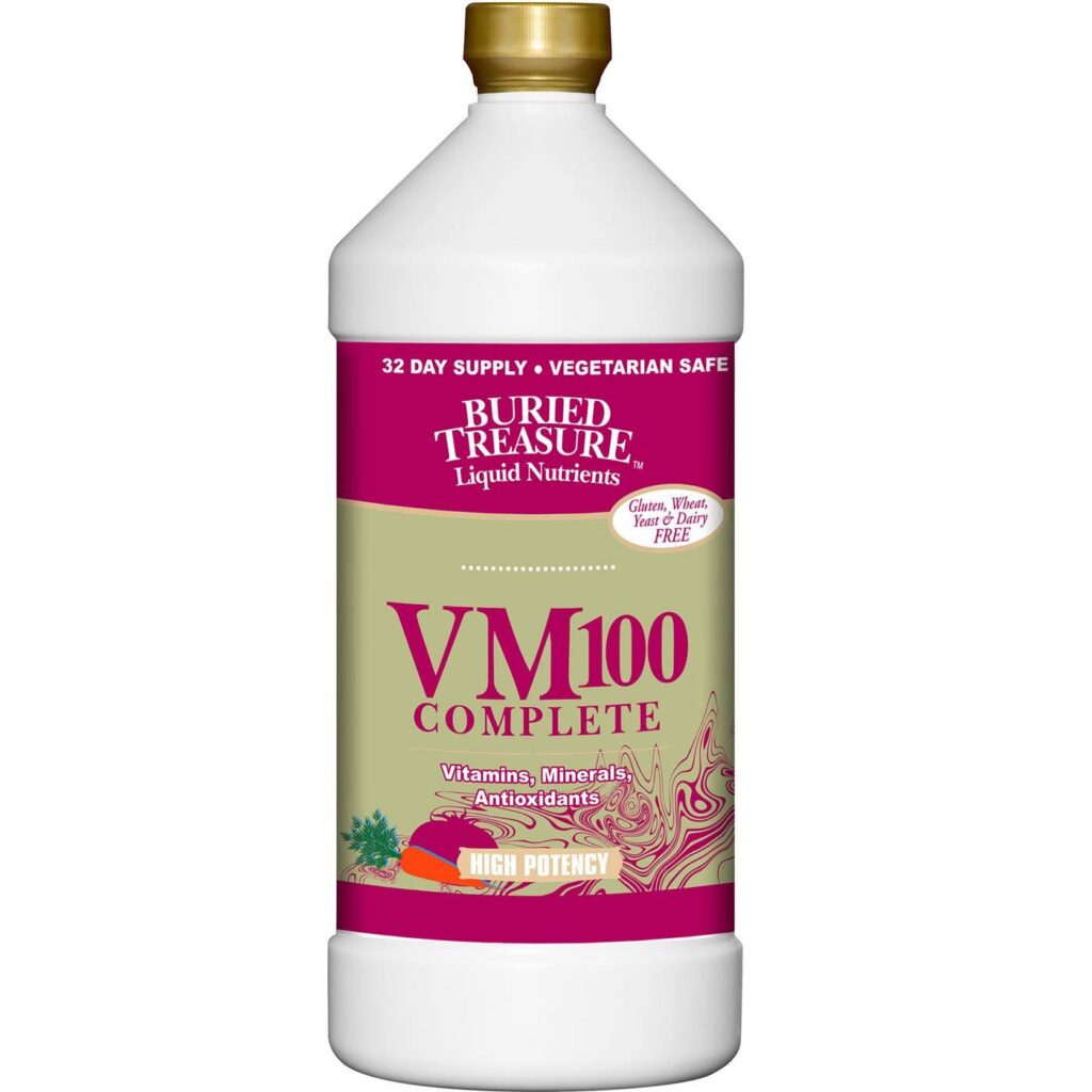 Buried Treasure VM-100 Multivitamínico Líquido 946 ml: Energia e Vitalidade para o Seu Dia a Dia
