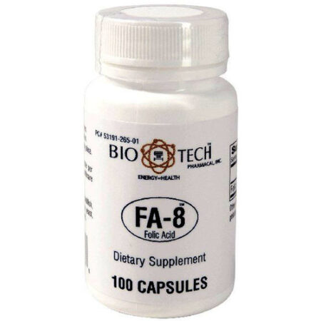 BioTech Pharmacal FA-8 - 800 mcg - 100 Cápsulas