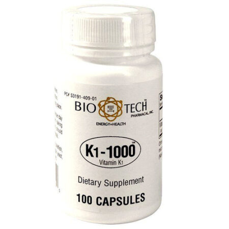 BioTech Pharmacal, K1-1000 - 100 Cápsulas