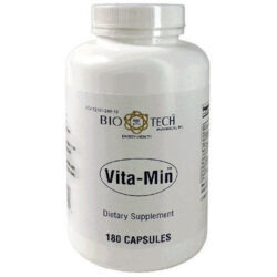 BioTech Pharmacal Vita-Min™ 180 Cápsulas - Multivitamínico Essencial para Saúde e Energia no Brasil