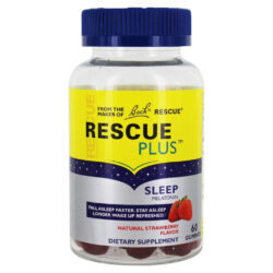Bach Flower Remedies Rescue® com Melatonina - 60 Gomas: Alívio Natural para o Estresse e Sono Profundo
