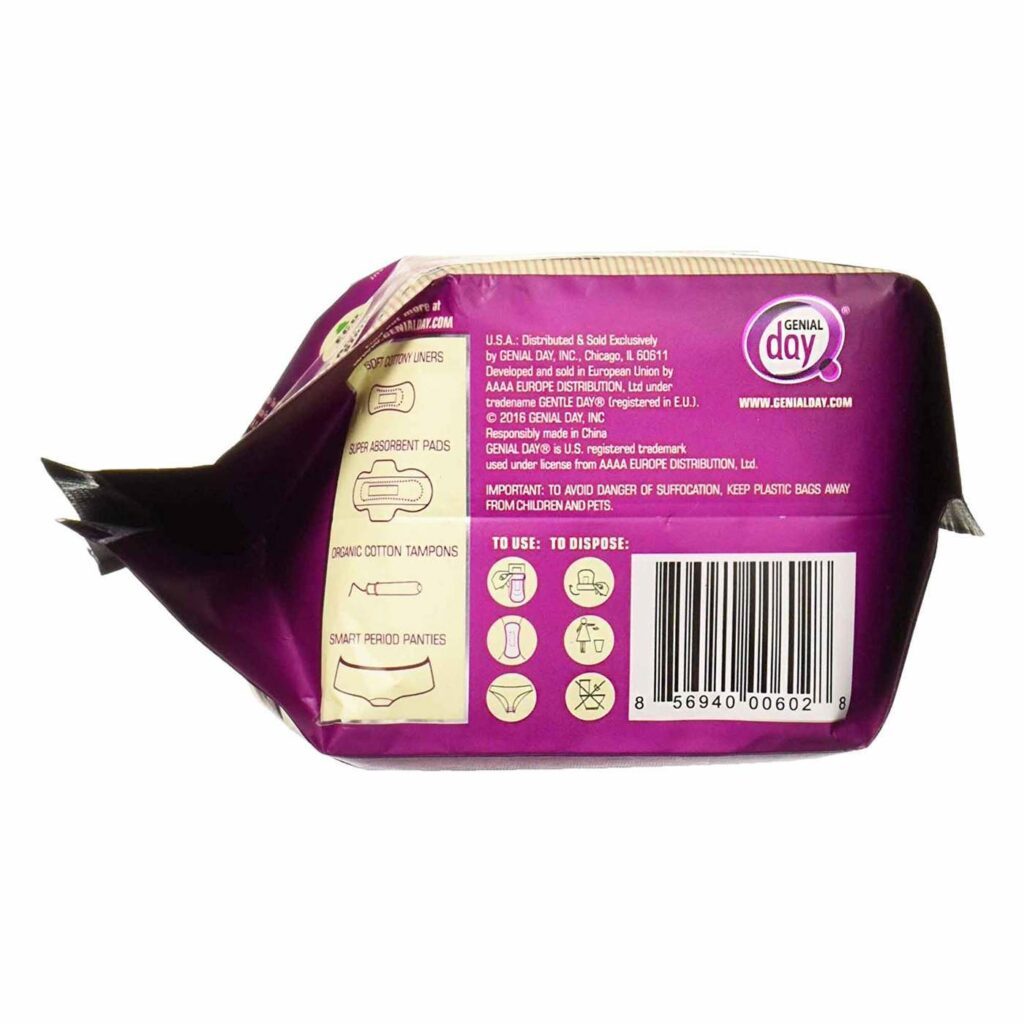 Genial Day Forros com Tiras de Anion - Absorvente Feminino - 24 Unidades - Imagem 4