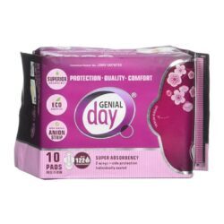 Genial Day Super Absorventes Femininos - Conforto e Segurança com 10 Unidades