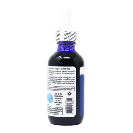 Trace Minerals Research Liquid Ionic B12, Uva - 1,000 mcg - 2 fl oz - Image 4