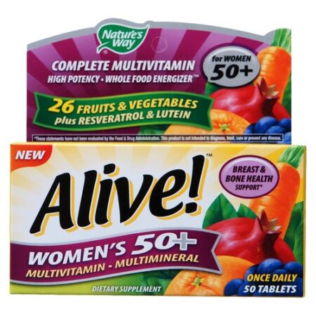 Nature's Way Alive! Women's 50+ MultiVitamina - 50 Tabletes