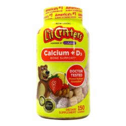 Lil Critters Cálcio + Vitamina D3 - 150 Gomas para Ossos Fortes e Saudáveis no Brasil