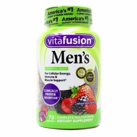 VitaFusion, Multivitamínico Completo para Homens - 70 Gomas